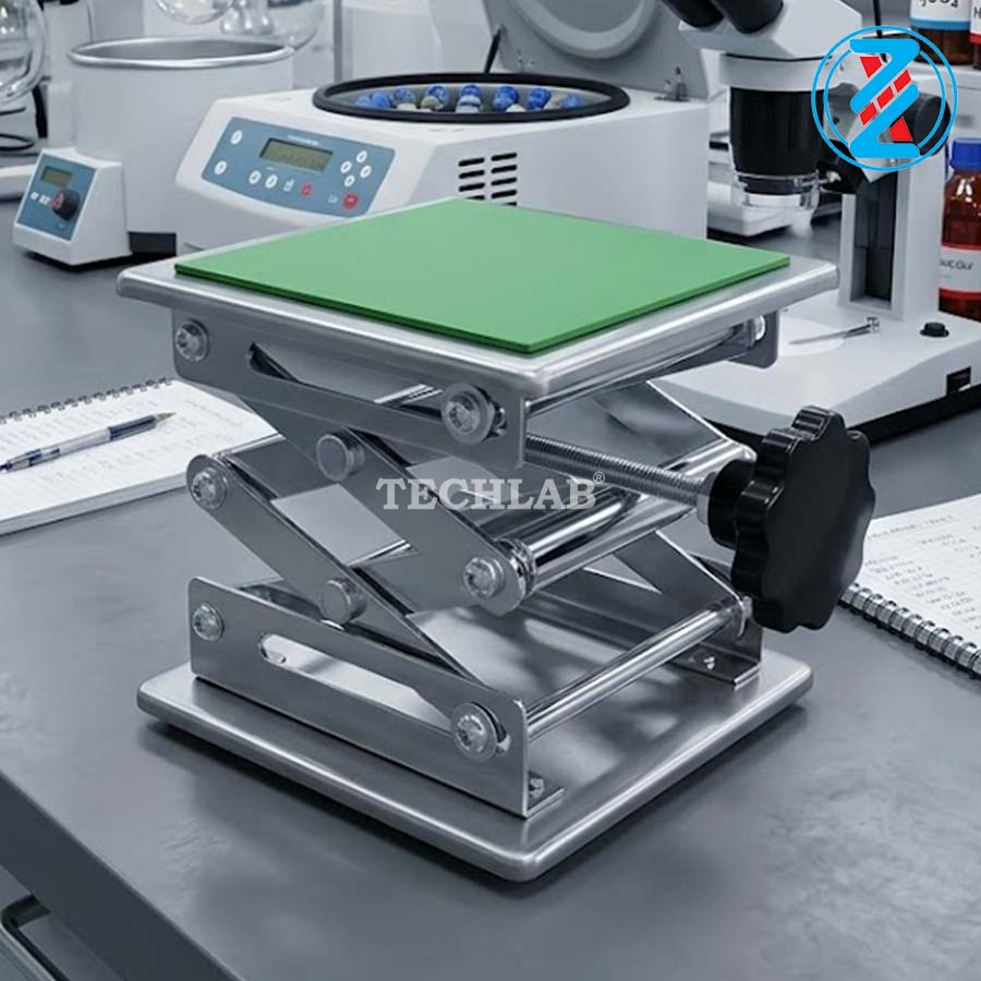 BÀN NÂNG INOX 150x150mm_GENLAB