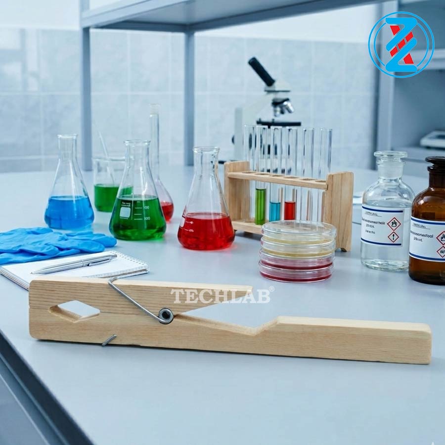 KẸP ỐNG NGHIỆM BẰNG GỖ_GENLAB