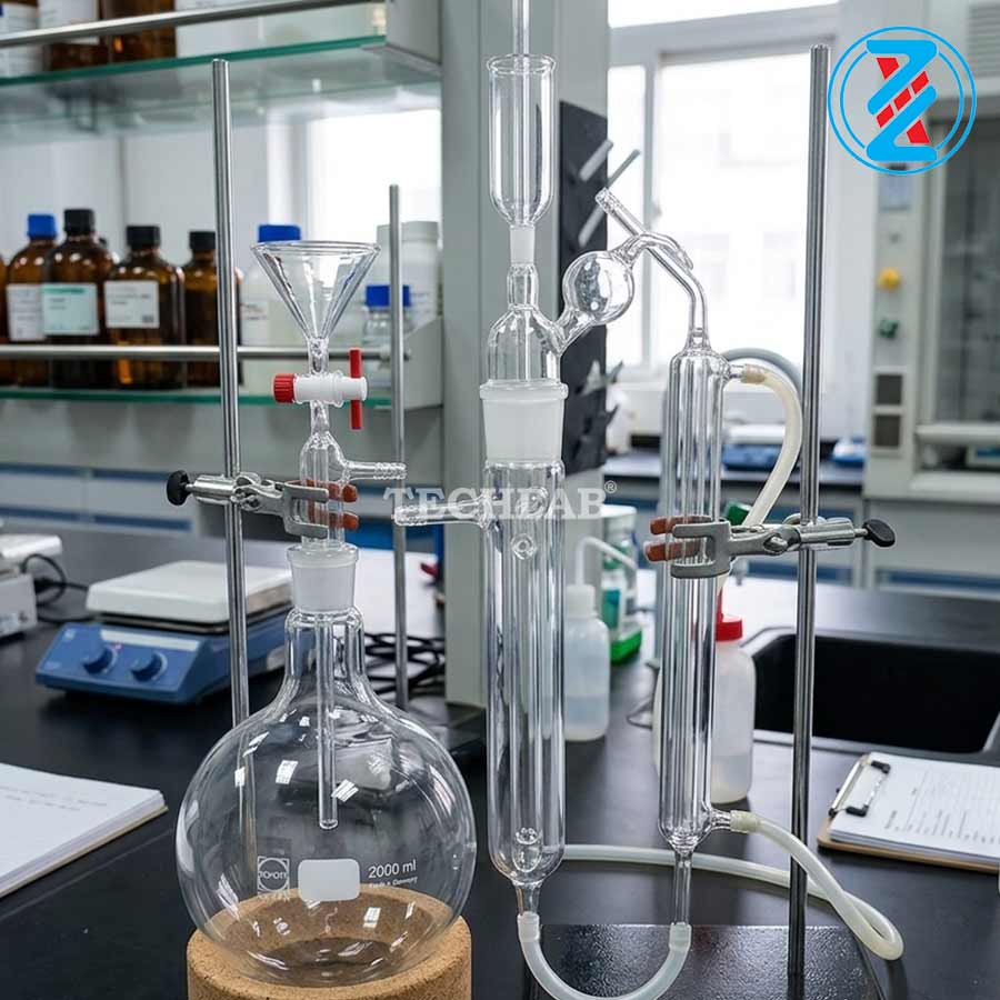 Bộ Chưng Cất Đạm Kjeldahl 3 Bộ Phận