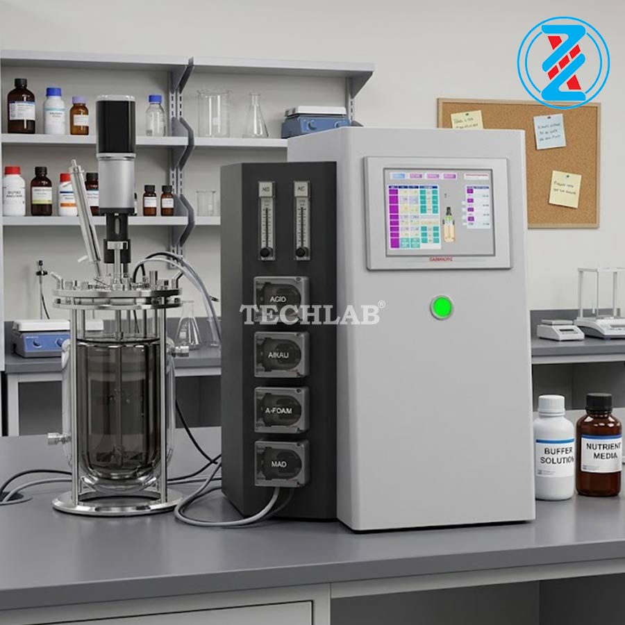 Hệ Thống Lên Men Bioreactor 10 Lít ST-S - Fermentec
