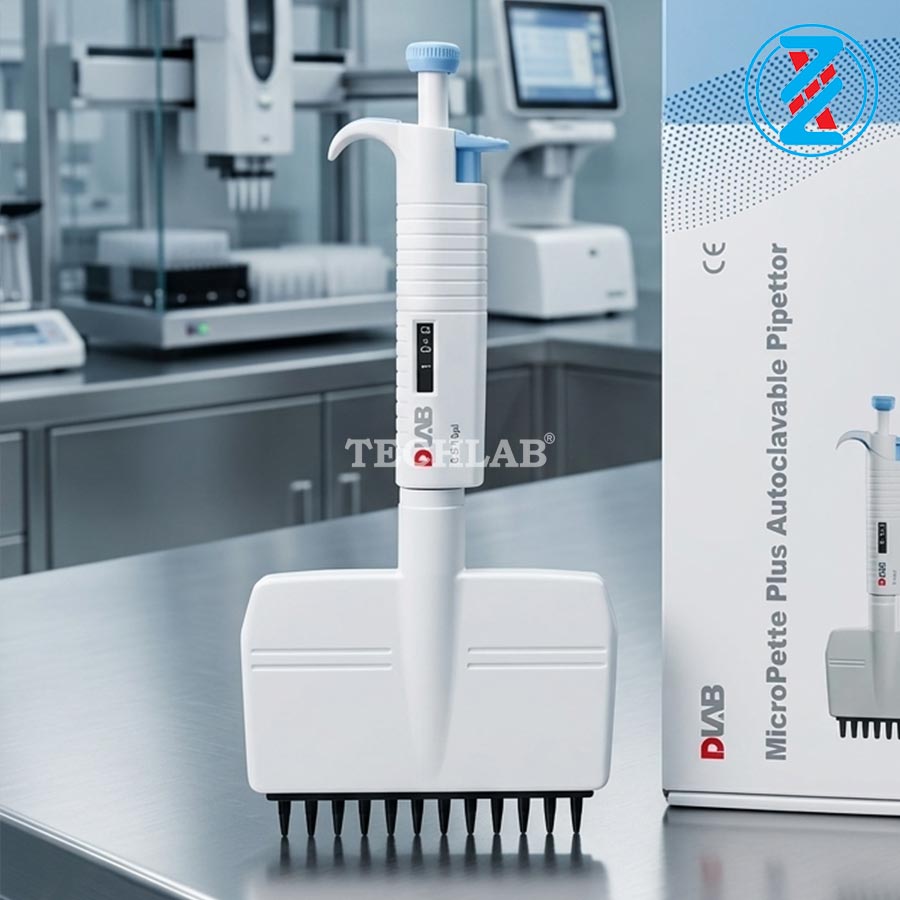 Micropipette Có Hấp 12 Kênh 0.5-10ul_DLAB
