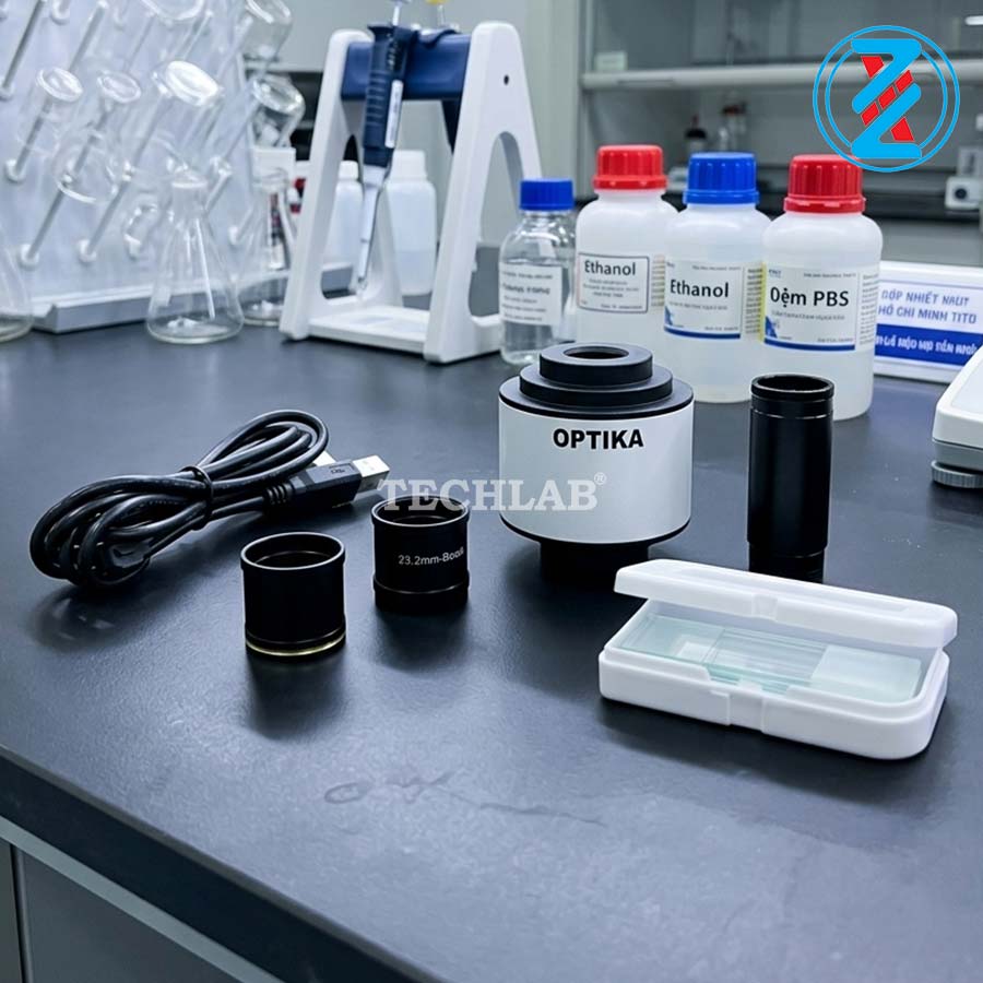 Bộ Camera Kính Hiển Vi Kết Nối Máy Vi Tính OPTIKAM B1, 1.3Mpixels_OPTIKA