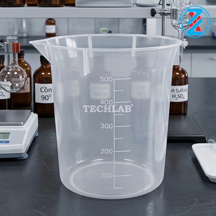 CỐC NHỰA PP 500ML_GENLAB