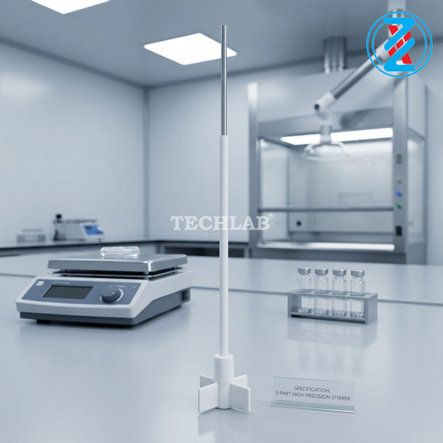 Đũa khuấy inox 4 cánh bọc nhựa PTFE_DLAB
