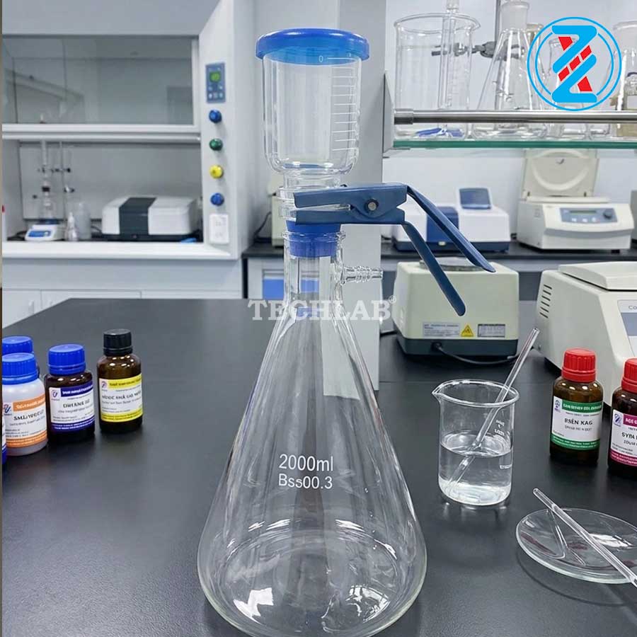 BỘ LỌC VI SINH NÚT SILICONE 2000ML_GENLAB