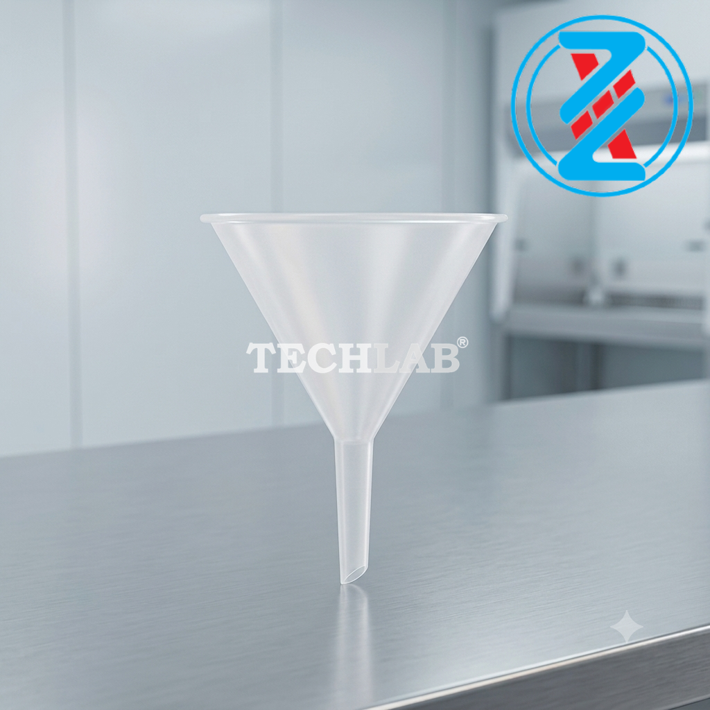 Phễu nhựa PP 90mm_GENLAB