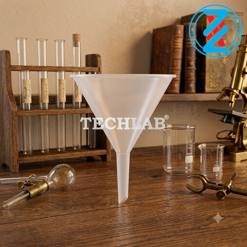 Phễu nhựa PP 90mm_GENLAB