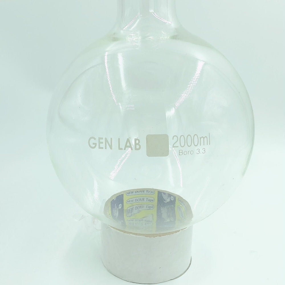 BÌNH CẦU TRÒN MIỆNG HẸP 2000ML_GENLAB