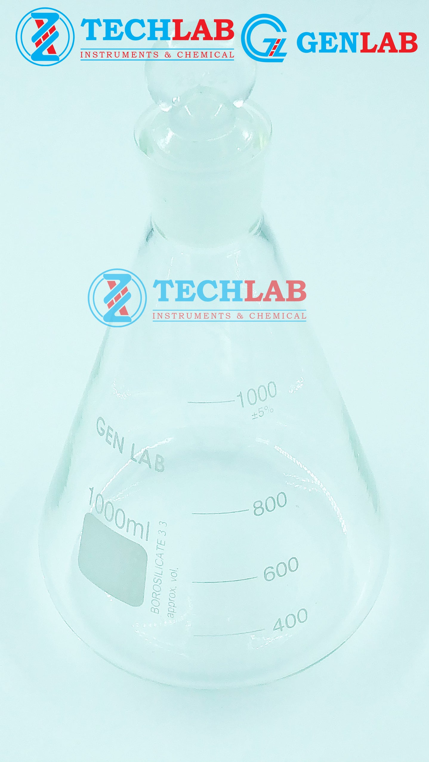 BÌNH TAM GIÁC CÓ NÚT 1000ml_GENLAB