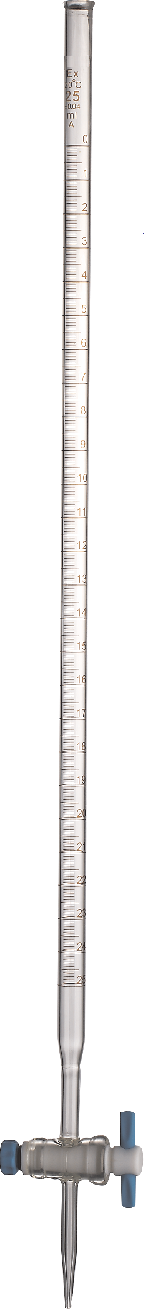 Burette Trắng Khóa Nhựa