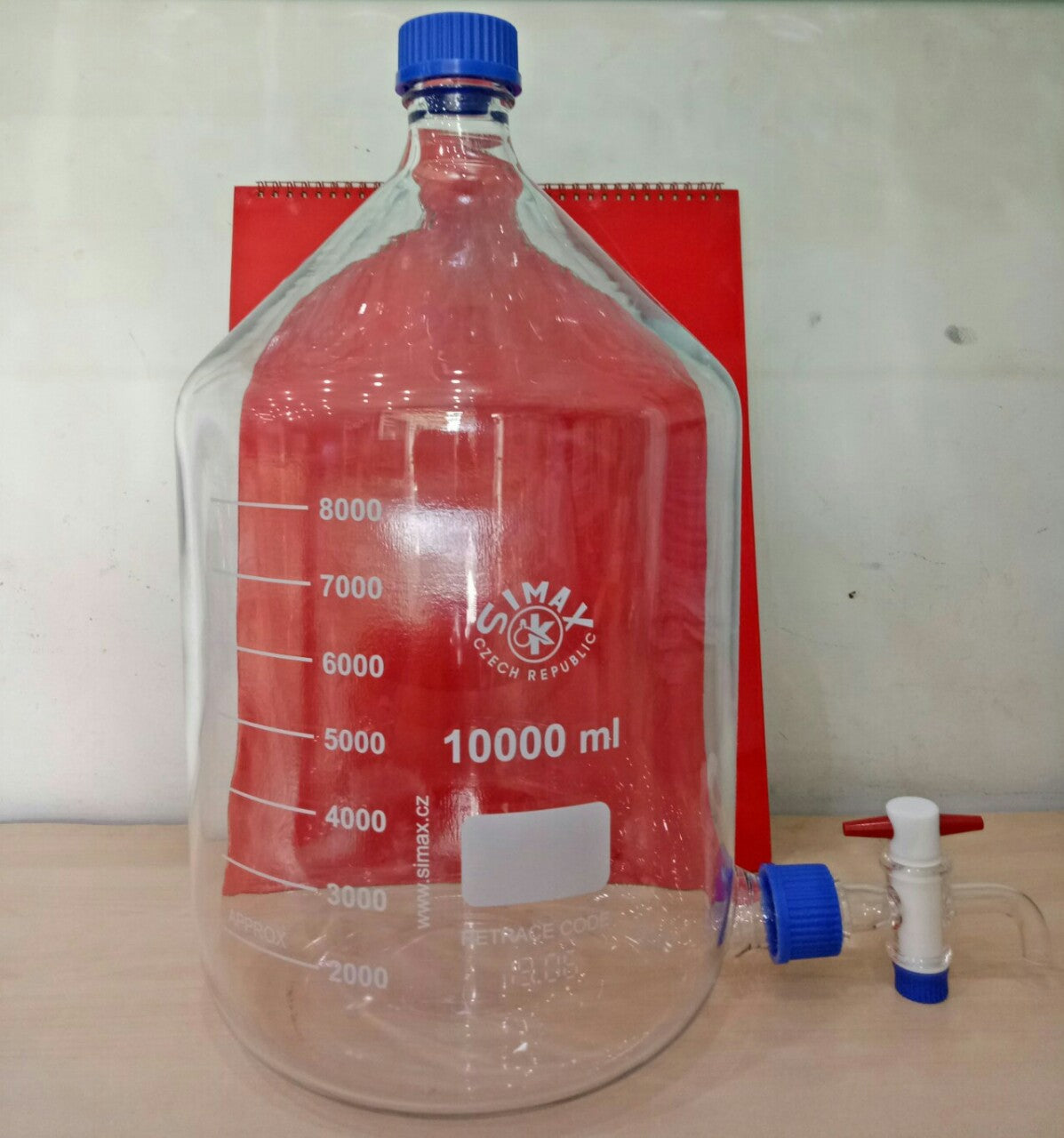 CHAI TRẮNG NẮP VẶN CÓ VÒI 10000ML_SIMAX