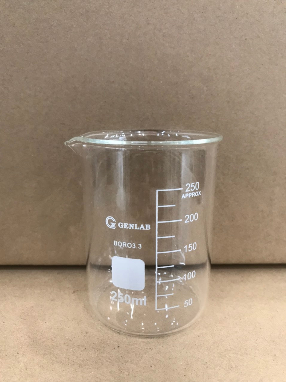 CỐC ĐỐT THẤP THÀNH 250ml_GENLAB
