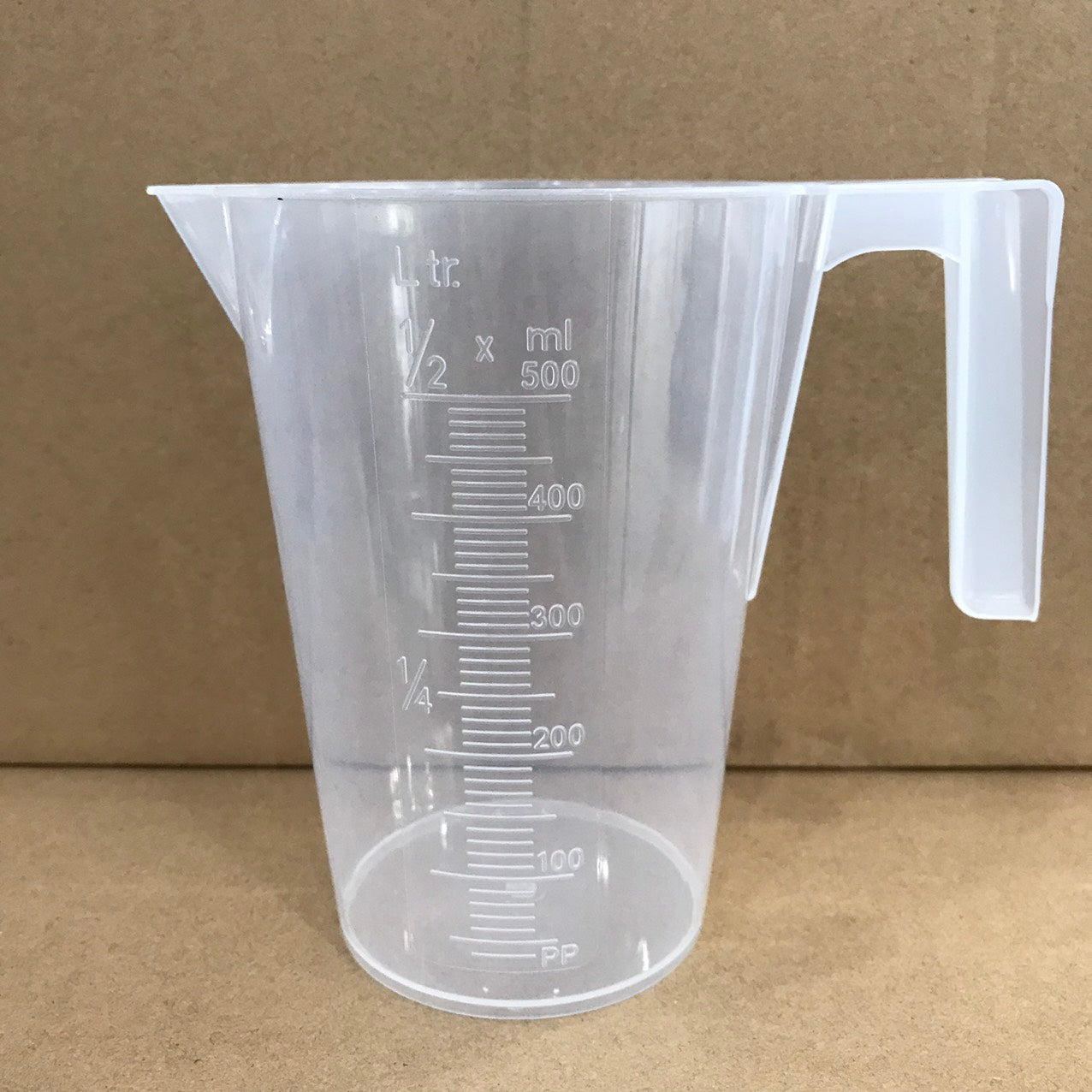 CỐC NHỰA PP CÓ QUAI 500ML_GENLAB