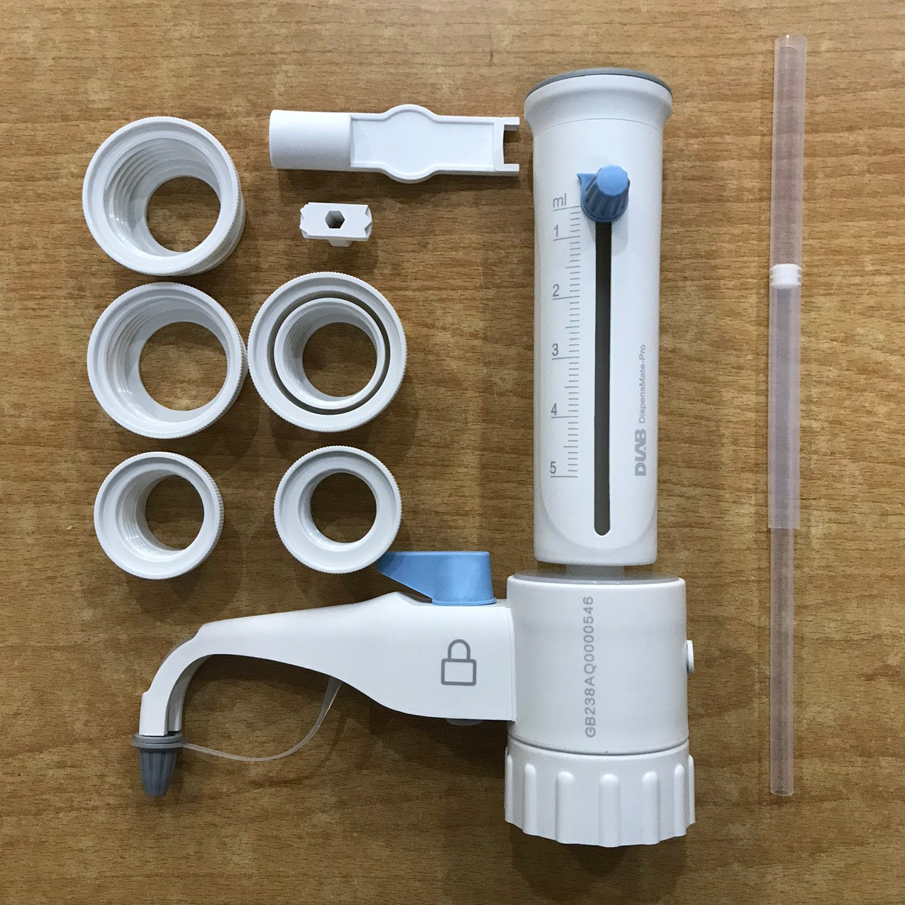 DỤNG CỤ RÓT MẪU KẾT NỐI VỚI BÌNH ĐỰNG DISPENSMATE-PRO 0.5-5ML_DLAB