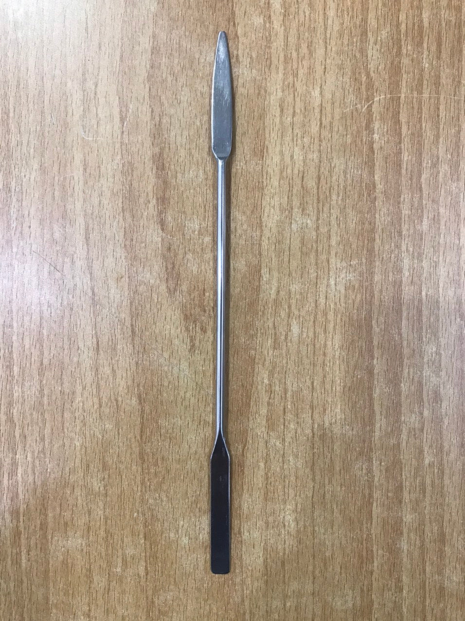 THÌA INOX 2 ĐẦU DẸP 210mm_GENLAB
