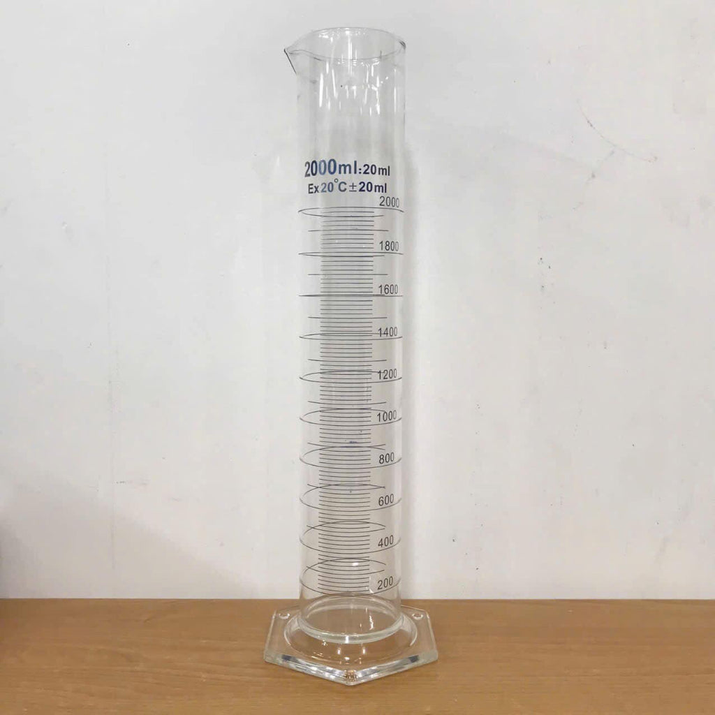 ỐNG ĐONG THỦY TINH ĐẾ LỤC GIÁC 2000ml_GENLAB